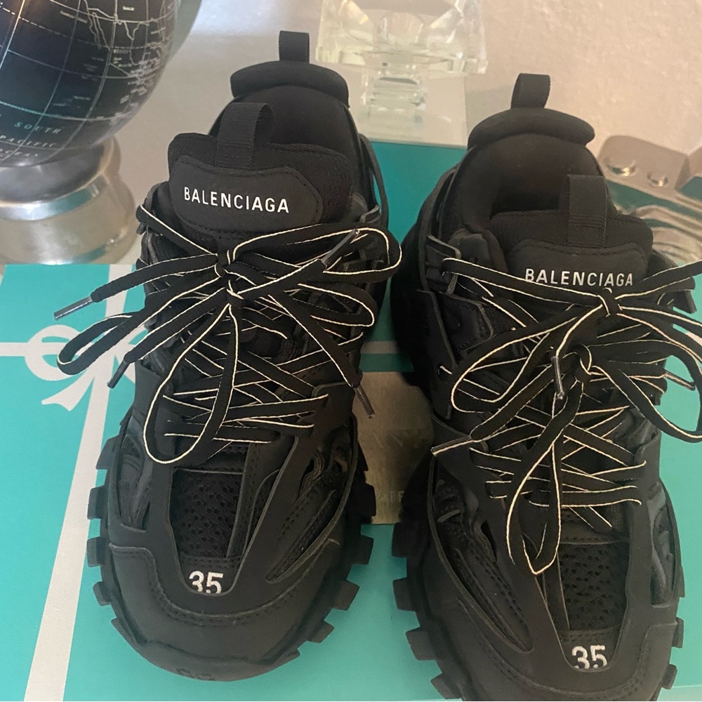 Balenciaga Black Athletic Shoes